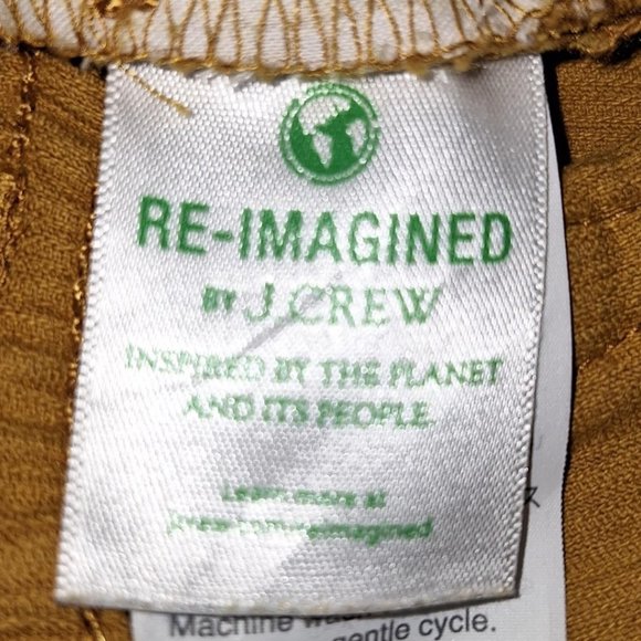 Re-Imagined by J. Crew Mustard Color 9" High-Rise Skinny Jeans Size 29 - Picture 7 of 9